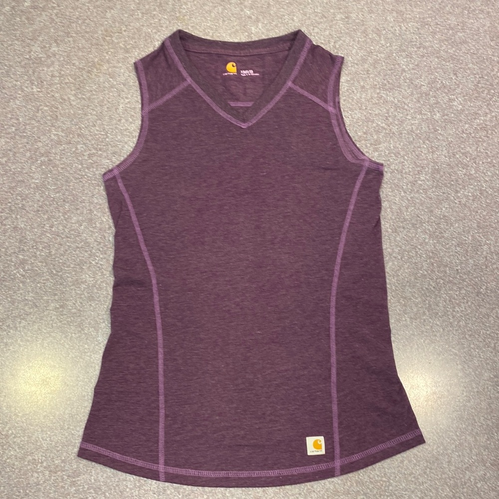 Carhartt Purple Sleeveless Top